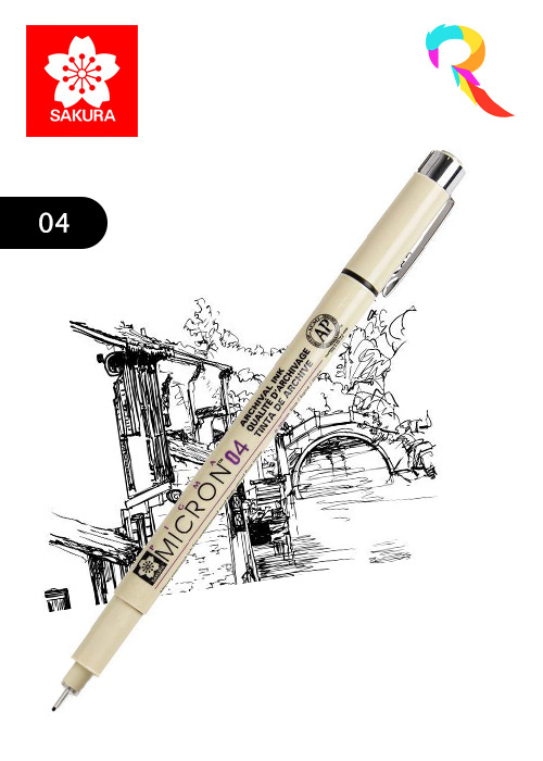 Sakura Pigma Micron Pen Black 01  Anandha Stationery Stores