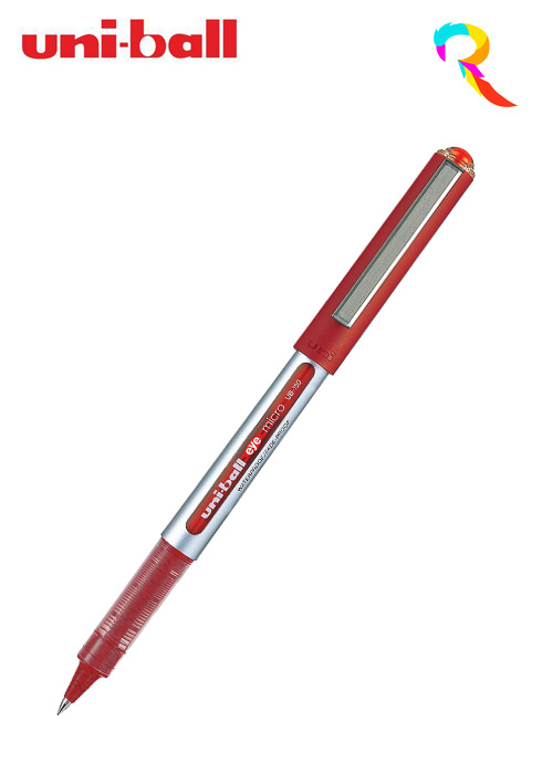 Uni Ball UB150 Eye Micro Roller Pen Red BX = 12 Pens - متجر تمام