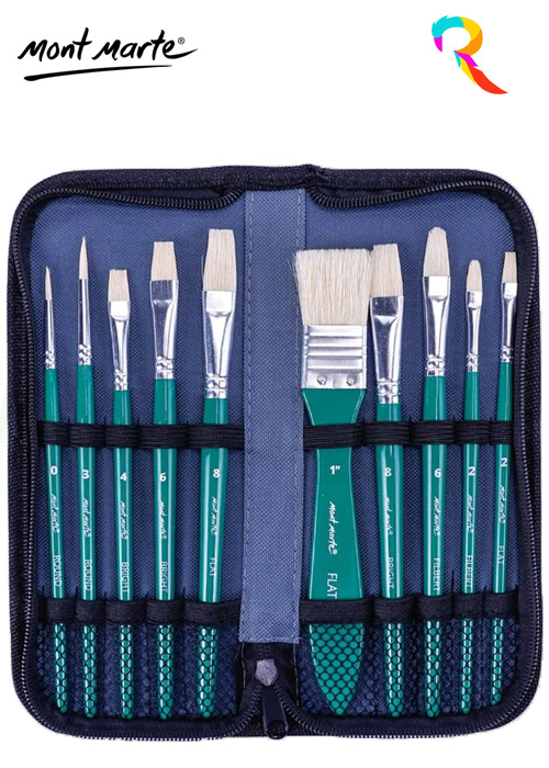 mont marte oil brush set