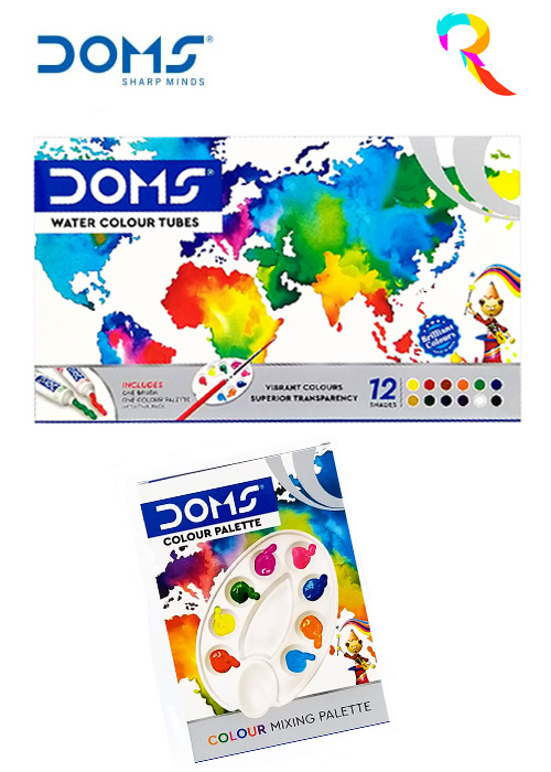 DOMS Artist Water Colour 15 cakes in different colours (DOMS Water Colour / DOMS  paints)